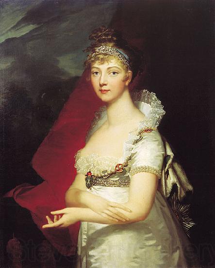 Jean-Laurent Mosnier German born Princess Louise of Baden Germany oil painting art